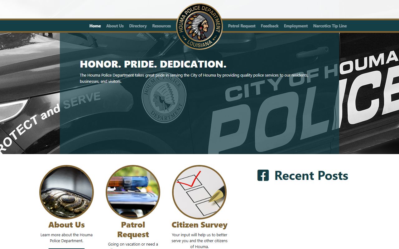 Houma criminal history records police department