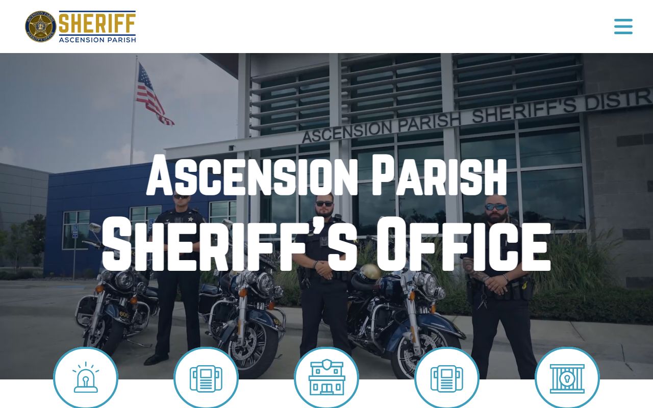 Ascension Parish criminal history records sheriff's office